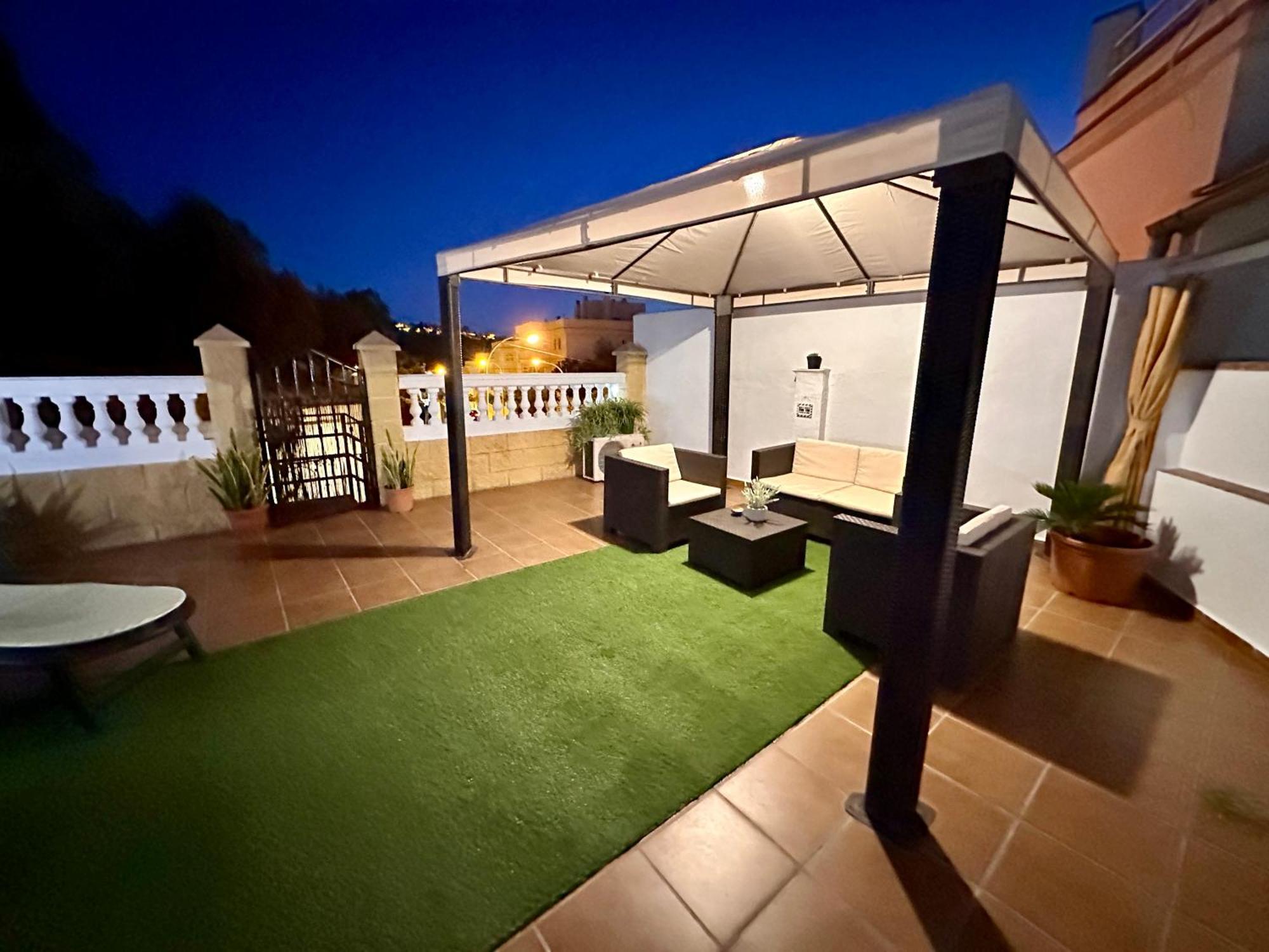 말라가 The House In Toquero Solarium Views To The Alcazaba 빌라 외부 사진