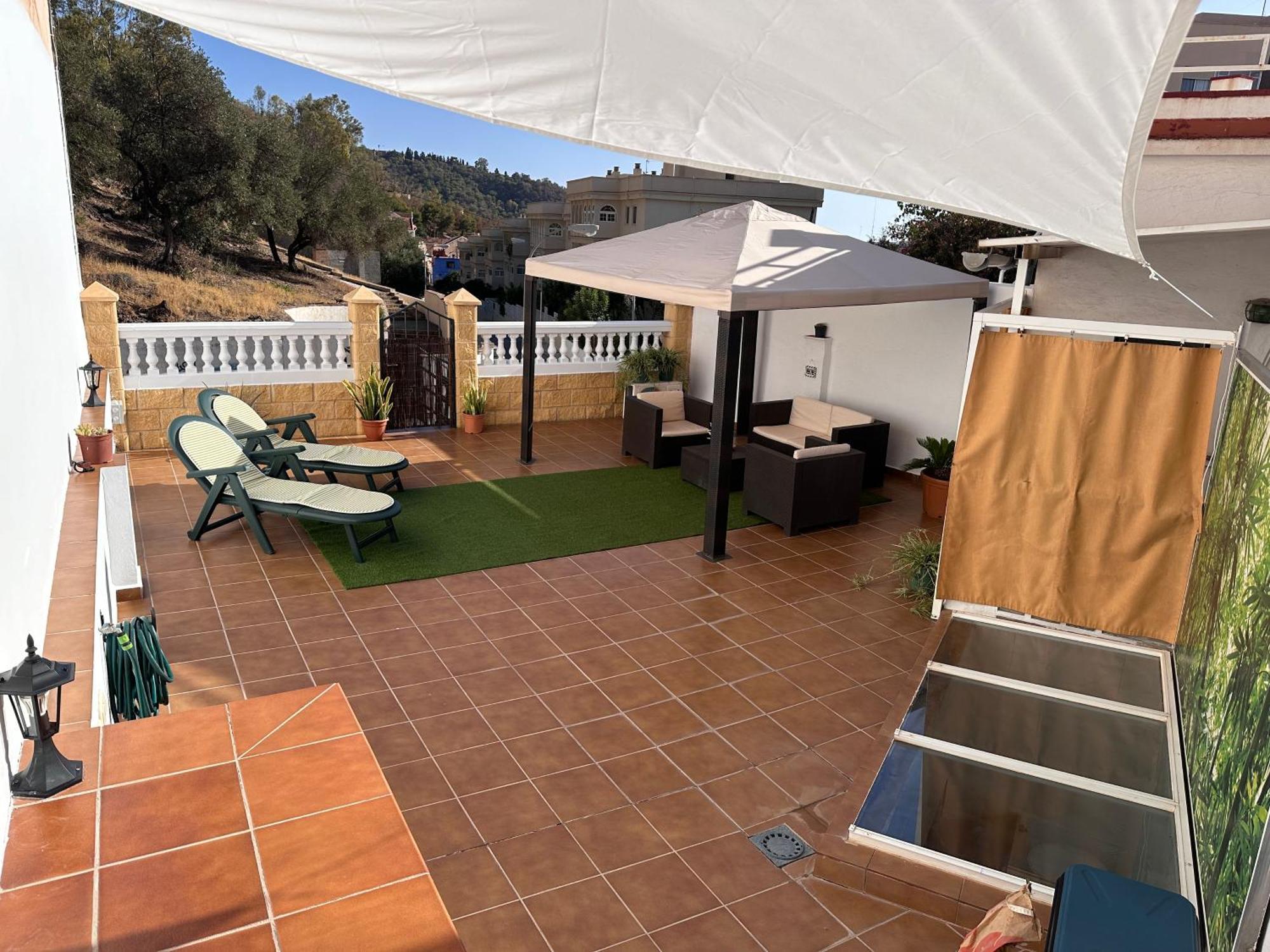 말라가 The House In Toquero Solarium Views To The Alcazaba 빌라 외부 사진